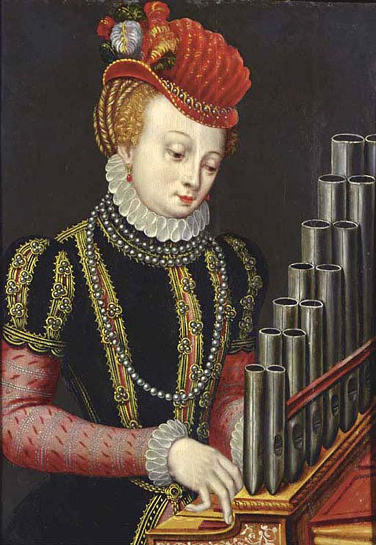A Lady at an Organ